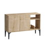Hanah Home Consola Oscar - Dec0073 Roble zafiro y negro